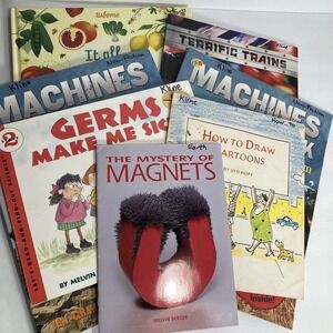 Lot of‎ 7 Nonfiction Classroom Library Books Homeschooling Tutoring